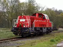 261 028-5 war bei rangierarbeiten beim bhf glinde am 23.04.14