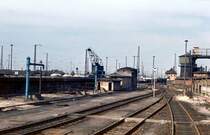 Gleisanlagen im Bw Halle G am 08.05.1981. (Foto: Klaus Pollm�cher)