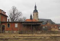 Die ehemalige Verladrampe am 11.03.2012 in Laucha.