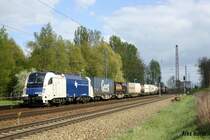 1216 952 mit einem KLV am 16.04.14 in Leipzig-Thekla ri Mockau