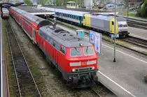 BR218 DB REGIO ER20 DISPOLOK - LINDAU 12.04.2014