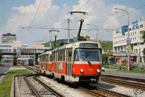 T3M 7602 + 7610, Karloveska ulica zwischen den Haltestellen Jurigovo nam. und Molecova. (02.05.2014)