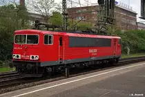 155 075-5 fuhr lz am 22.04.14 durch hh-harburg