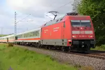 101 108-9 DB bei Staffelstein am 12.05.2014.