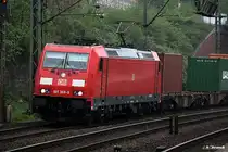 185 386-8 zog am 26.04.14 einen intermodal durch hh-harburg