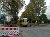 Berlin BVG SL M8 (KT4D) Paul-Junius-Strasse am 26. Oktober 2012.