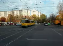Berlin BVG SL M8 Roederplatz (Weissenseer Weg / Herzbergstrasse) am 26. Oktober 2012.