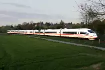 406 001-8 auf Umleitung von Brüssel nach Frankfurt bei Übach am 15.04.2014