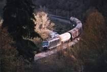 G�terzugleistung auf der G�ubahn bei Talhausen (b.Rottweil)
