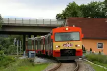 Vor noch einem Jahr war dieser Anblick Alltag ! Heute ist es schon die Ausnahme das Triebzüge der Reihe VT70 durch die Weststeiermark rattern. Lieboch am 16.Mai 2014