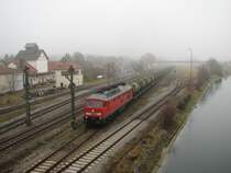 233 683 mit FR 51027 in Garching a.d. Alz (27.11.2006)