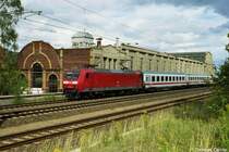 Am 21.08.06 bef�rdert 145 035 den IC2060 durch Chemnitz-Siegmar.