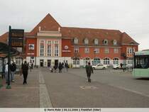 Das Hauptgeb�ude vom Bahnhof in Frankfurt (Oder).