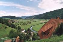 An der Schwarzwaldbahn: 
Im Gel�nde (III): Im mittleren Kinzigtal vor Hausach (ca. km 30) 