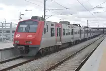 BARREIRO (Distrikt Setúbal/Concelho Barreiro), 26.04.2014, 2315 im Bahnhof