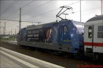 BR 101 steht im Sommer 2002 mit ihrem IC in Itzehoe und wartet auf die Abfahrt. 