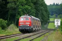 B218 DB REGIO - Meckenbeuren 01.06.2014 