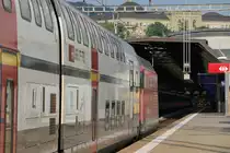 Ausfahrt des IC nach St. Gallen in Zürich HB. 03.06.2014