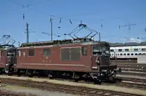 Re 425 188 der BLS wird beim Badischen Bahnhof in Basel bereitgestellt für einen weiteren Auftrag. Die Aufnahme stammt vom 23.05.2014.