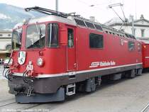 RhB Ge 4/4 II 611  Landquart auf dem Bahnhofsplatz in Chur am 11.05.2003