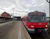 Am 7.12.13 stand 420 459/959 zusammen mit 2 weiteren Einheiten im Bahnhof Herrenberg von wo er in wenigen Sekunden seine Fahrt nach Esslingen antrat.
