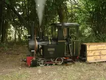 Darf ich Vorstellen das ist die Gertrud. Sie ist von der Kinderbahn und die kleinste Dampflok in Oekoven und ist eine Gartenbahn.

Konrad Thul oHG
Maschinenbau
Mönchengladbach
No 7264 1897

Oekoven 01.06.2014