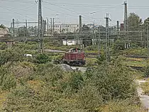 Hier die 212 370-1 im Neusser Güterbahnhof als HDR Bild.

Neuss 19.06.2014
