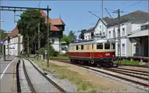 Oldistunden im Grenzbahnhof. 

Re 4/4<sup>I</sup> 10034 rangiert vor historischen Mauern, das Konzilsgebäude wurde im Jahr 1188 erbaut. Juni 2014.