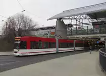 EVAG 608 als Linie 5 vom Zoopark zum L�berwallgraben, am 04.12.2013 am Hauptbahnhof.