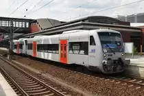 Hier 650 550-6 und 650 540-7 als RB27 (RB78985) von Berlin Gesundbrunnen nach Basdorf, bei der Ausfahrt am 27.6.2014 aus Berlin Gesundbrunnen.