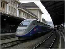 Der SNCF TGV Duplex 4724 in Lausanne.
24. Juni 2014