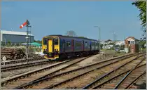 Von St Ives kommend erreicht der First Great Western 150 246 sein Ziel St Erth. 
17. Mai 2014