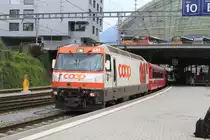 Die Ge 4/4 III 641  Maienfeld  im Bf. Chur am 20.06.2014