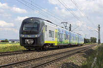 Recht bunt kommt agilis ET 440 412 daher. Am 29.06.2014 ist er zwischen Plattling und Straubing in Richtung Regensburg unterwegs.

Bildrechte: IKM; agilis