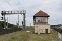 Stellwerke im Wandel der Zeit.
Das Stellwerk Erkner am 17.05.2014.