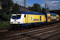 ankunft der 246 009-5 mit den metronom aus cuxhafen zum bhf hh-harburg am 20.06.14