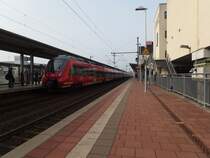 Am 7.3.14 war 442 258 unterwegs als RE 9 Richtung Siegen. Aufgenommen im Bahnhof Siegburg / Bonn