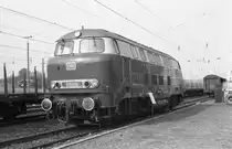 Am 4.5.1986 fand im Bahnhof Hasbergen ein Bahnhoffest statt. Ausgestellt war dort auch die V 160003 (Lollo) der DB.