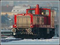 600.2 bei Verschubarbeiten am Graz-K�flacher Bahnhof am 5.2.2006.