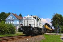 DH1700.2 mit einem leeren Abraumzug bei Deutschlandsberg am 18.Juli 2014