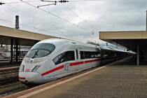 Zwischenhalt am 02.05.2014 von 403 512-7  Montabaur  und einem weiteren 403 an der Zugspitze als ICE 101 (Dortmund Hbf - Basel SBB) in Basel Bad Bf und warteten drauf, zum Endbahnhof fahren zu können.