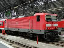 DB Regio Hessen 143 653-4 steht am 28.06.14 in Frankfurt am Main Hbf mit einer RB55
