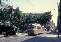 Alexandria ATA SL 4 (DÜWAG-GT6 853, ex-Københavns Sporveje 853) am 13. Juni 1974.