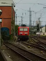 Abgestellt! So steht die 143 568 am Mittag des 20.7.2014 in Koblenz und wartet auf neue Aufgaben.