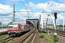 629 005 auf dem Weg nach Bingen (Rhein) Stadt am Nachmittag des 24.05.14 bei der Einfahrt in Ludwigshafen (Rhein) Mitte.