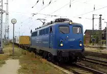 Am 24.07.2014 kam die 140 824-4 von der EGP aus Richtung Wittenberge nach Stendal und fuhr weiter in Richtung Magdeburg. 