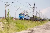 ET41-193 der PKP cargo mit einem Kohlenzug Bei Bieruń Nowy am 05.05.2014.