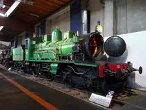 Dampflok Typ 211, Nr. 701 - Verbundtriebwerk mit 4 Zylindern nach Glehn, Baujahr 1885, Cité du train, 2.10.12 