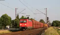 185 363-9 mit einem Erzzug bei Thüngersheim 18.6.14