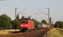 152 053-5 mit einem KV Zug bei Thüngersheim 18.6.14